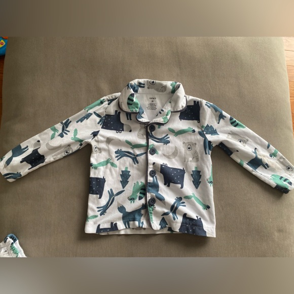 Carter’s Two Piece Fleece Pajamas Size 3T - Picture 7 of 7